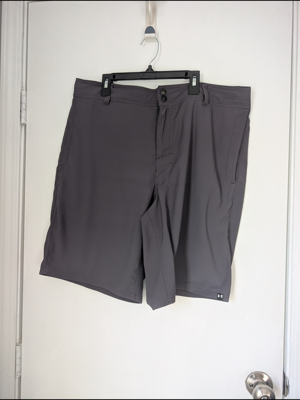 Under Armour Men's Charcoal Performance Athletic Shorts